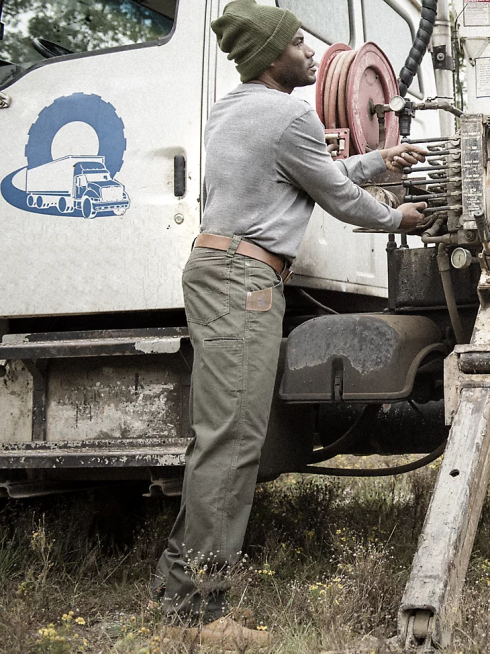 Wrangler Hommes pantalon de technicien en vêtements de travail riggs PN28D661 vêtements loden (3w045ld)