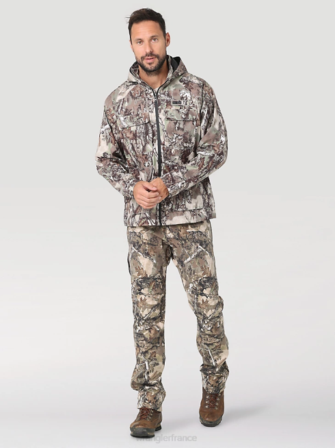 Wrangler Hommes pantalon en toile à jambe droite coupe classique robuste PN28D650 vêtements mousse (31100ms)