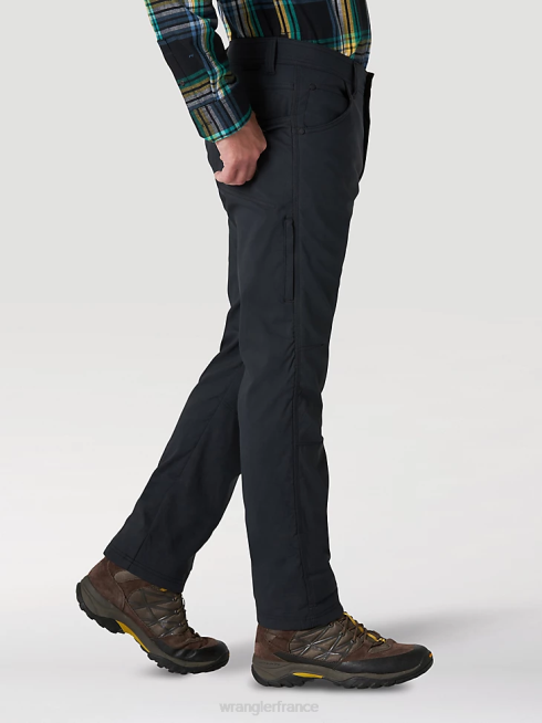 Wrangler Hommes pantalon en toile à jambe droite coupe classique robuste PN28D650 vêtements mousse (31100ms)