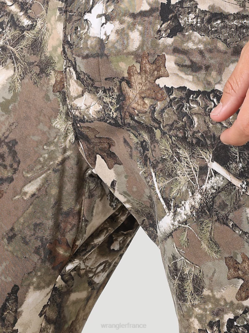 Wrangler Hommes pantalon en toile à jambe droite coupe classique robuste PN28D650 vêtements mousse (31100ms)