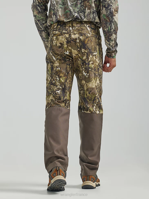 Wrangler Hommes pantalon en toile à jambe droite coupe classique robuste PN28D650 vêtements mousse (31100ms)