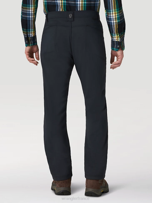 Wrangler Hommes pantalon en toile à jambe droite coupe classique robuste PN28D650 vêtements mousse (31100ms)