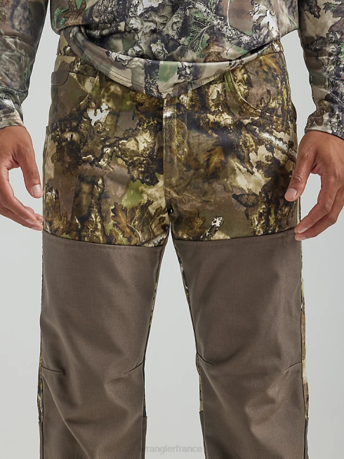 Wrangler Hommes pantalon en toile à jambe droite coupe classique robuste PN28D650 vêtements mousse (31100ms)