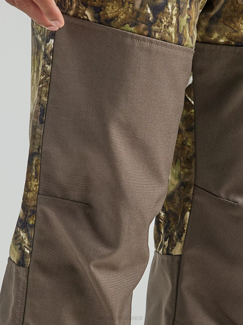 Wrangler Hommes pantalon en toile à jambe droite coupe classique robuste PN28D650 vêtements mousse (31100ms)