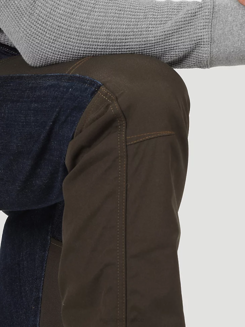 Wrangler Hommes pantalon en toile à jambe droite coupe classique robuste PN28D650 vêtements mousse (31100ms)