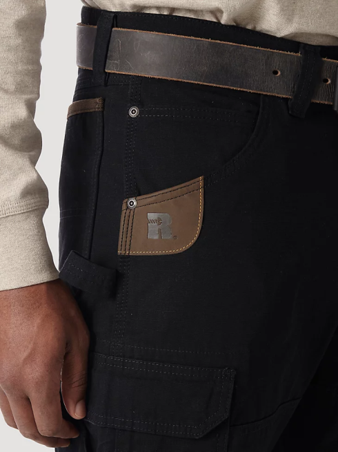 Wrangler Hommes pantalon ranger ripstop doublé riggs workwear PN28D679 vêtements noir (3w065bl)
