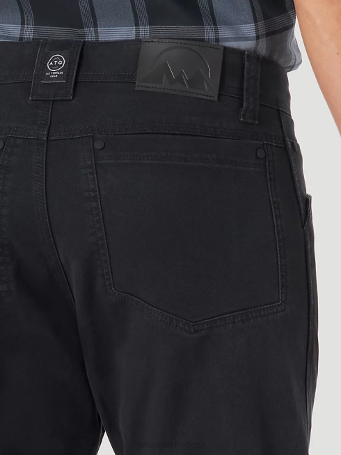 Wrangler Hommes pantalon utilitaire renforcé atg PN28D625 vêtements caviar (ns857cv)