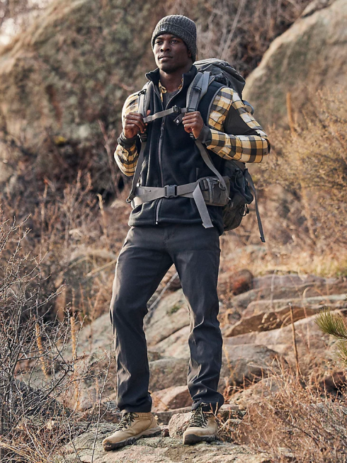 Wrangler Hommes pantalon utilitaire synthétique atg PN28D645 vêtements caviar (ns849cv)