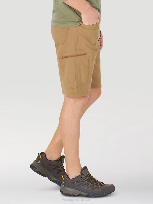 Wrangler Hommes Authentics - Short cargo à taille confortable PN28D566 vêtements bronze (10zm980bz)