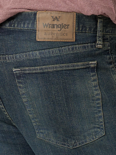 Wrangler Hommes Authentics short en jean décontracté PN28D584 vêtements clair de lune (10zm2s0ml)