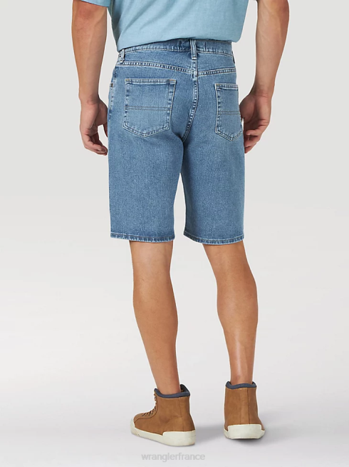 Wrangler Hommes Authentics short en jean décontracté PN28D585 vêtements lavage à la pierre léger (10zm2s0sf)