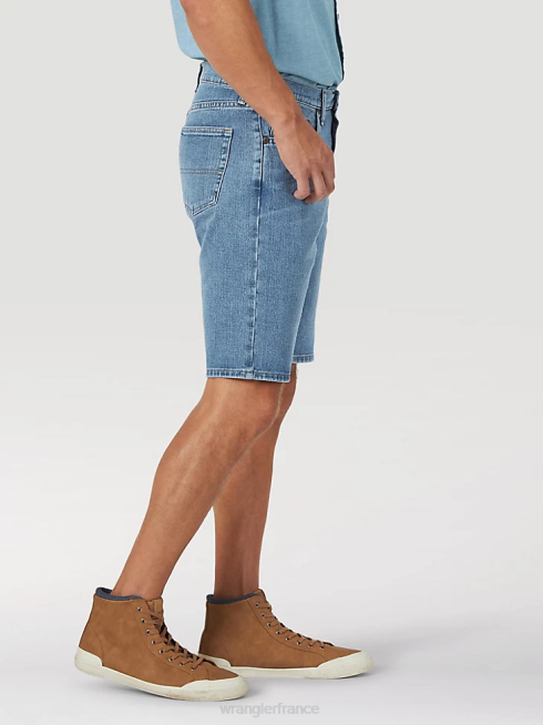 Wrangler Hommes Authentics short en jean décontracté PN28D585 vêtements lavage à la pierre léger (10zm2s0sf)