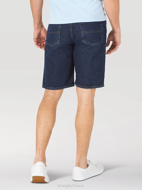 Wrangler Hommes Authentics short en jean décontracté PN28D586 vêtements rinçage foncé (10zm2s0dr)