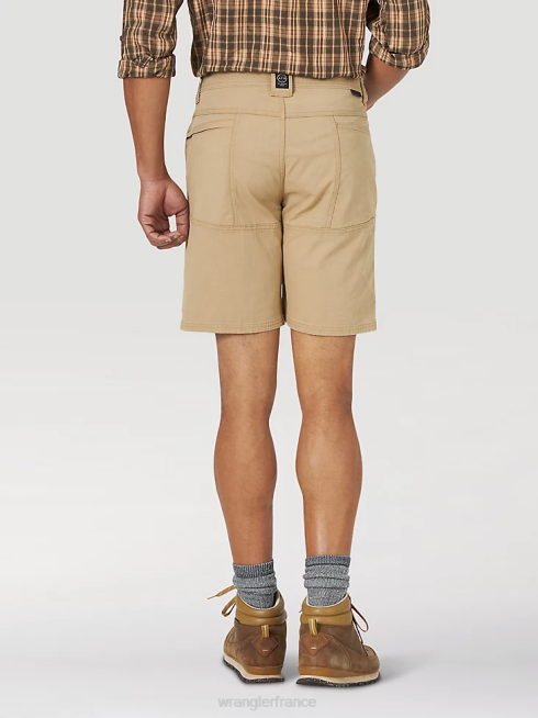 Wrangler Hommes atg - short utilitaire à poche latérale PN28D608 vêtements travertin (ns923tr)