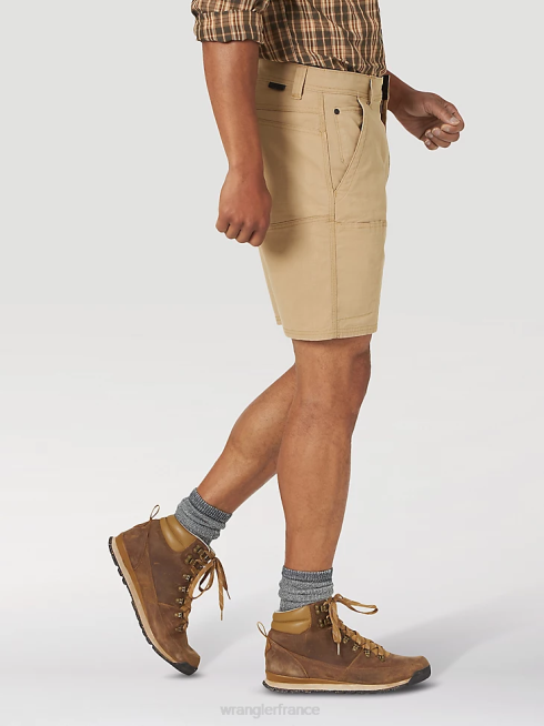Wrangler Hommes atg - short utilitaire à poche latérale PN28D608 vêtements travertin (ns923tr)
