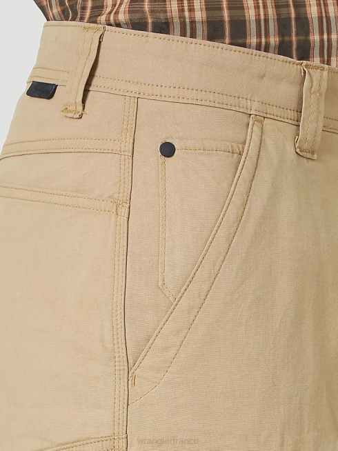 Wrangler Hommes atg - short utilitaire à poche latérale PN28D608 vêtements travertin (ns923tr)