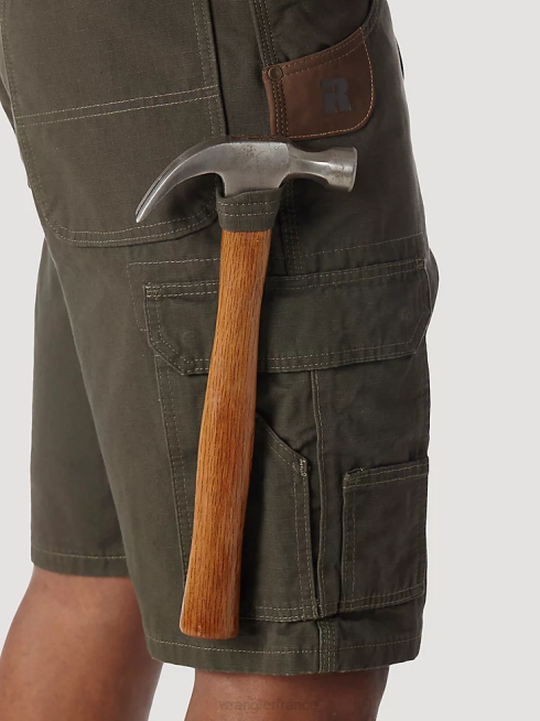 Wrangler Hommes riggs workwear short cargo ranger ripstop PN28D524 vêtements loden (3w360ld)