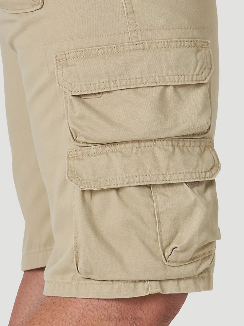 Wrangler Hommes short cargo authentique PN28D577 vêtements chameau (10zm6bsca)