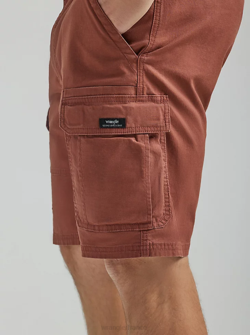 Wrangler Hommes short cargo cinq étoiles haut de gamme PN28D516 vêtements cannelle (112336288)