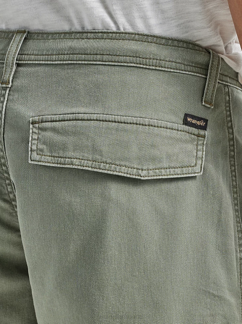 Wrangler Hommes short cargo en sergé flexible PN28D550 vêtements épicéa (112330393)