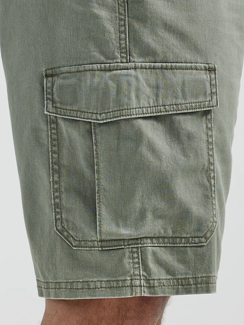 Wrangler Hommes short cargo en sergé flexible PN28D550 vêtements épicéa (112330393)