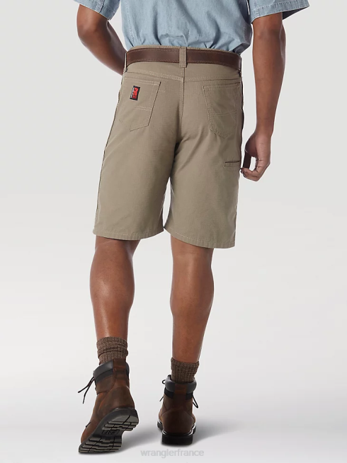Wrangler Hommes short de technicien en vêtements de travail riggs PN28D592 vêtements kaki foncé (3w345dk)