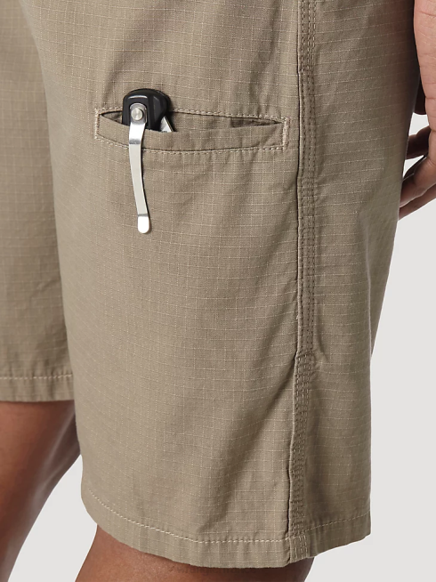 Wrangler Hommes short de technicien en vêtements de travail riggs PN28D592 vêtements kaki foncé (3w345dk)
