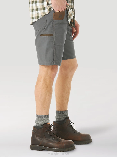 Wrangler Hommes short de travail coupe classique riggs workwear PN28D664 vêtements gris (3w341gy)