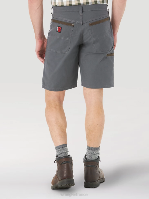 Wrangler Hommes short de travail coupe classique riggs workwear PN28D664 vêtements gris (3w341gy)