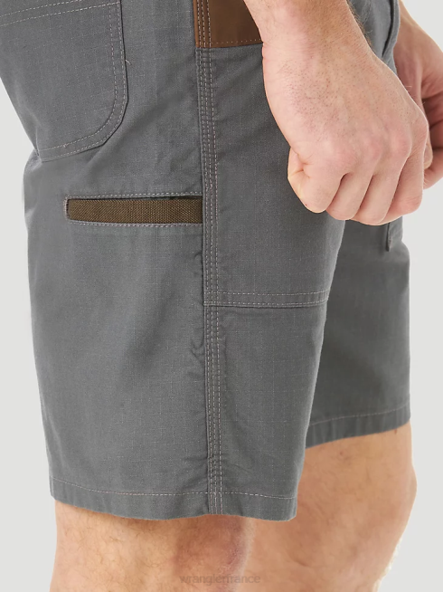 Wrangler Hommes short de travail coupe classique riggs workwear PN28D664 vêtements gris (3w341gy)