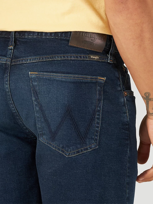 Wrangler Hommes short en jean extensible libre PN28D579 vêtements jean foncé (112317149)