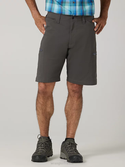 Wrangler Hommes short utilitaire de performance en extérieur PN28D603 vêtements fumée (112336123)