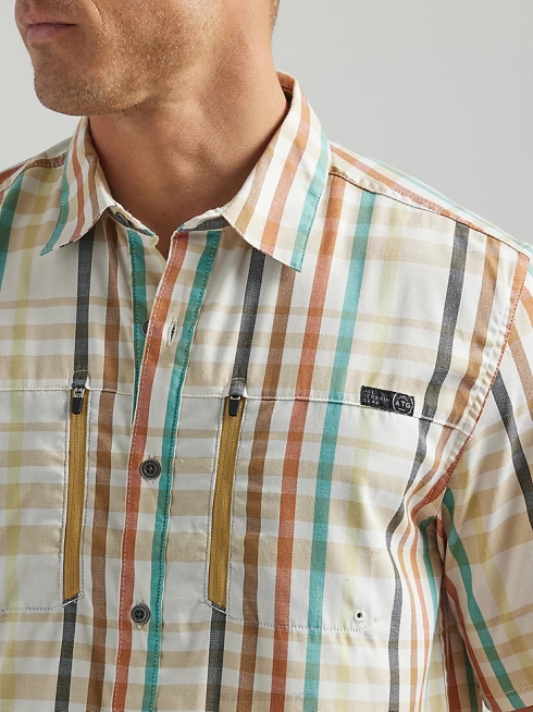 Wrangler Hommes atg by horizon chemise à carreaux PN28D296 vêtements plage de Caroline (112331234)