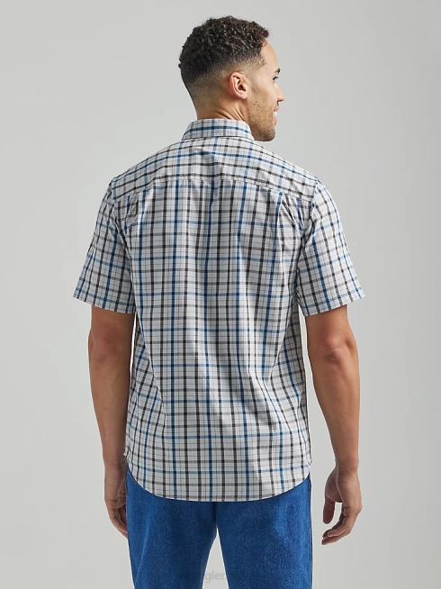 Wrangler Hommes chemise de travail à carreaux riggs workwear PN28D672 vêtements averse (112325152)