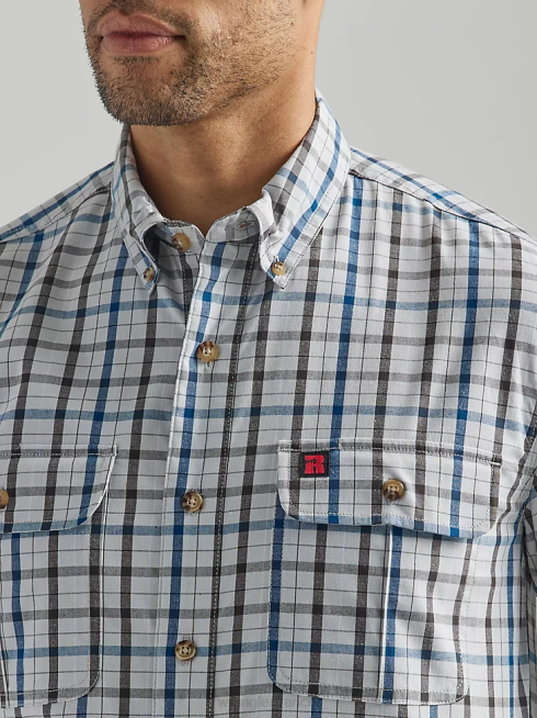 Wrangler Hommes chemise de travail à carreaux riggs workwear PN28D672 vêtements averse (112325152)