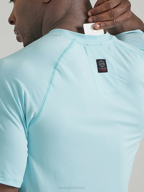 Wrangler Hommes chemise en tricot atg performance PN28D291 vêtements ciel (112331266)