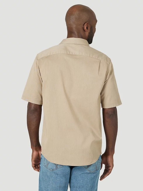 Wrangler Hommes chemise épique en sergé doux et flexible PN28D360 vêtements bruyère d'orme (112315232)