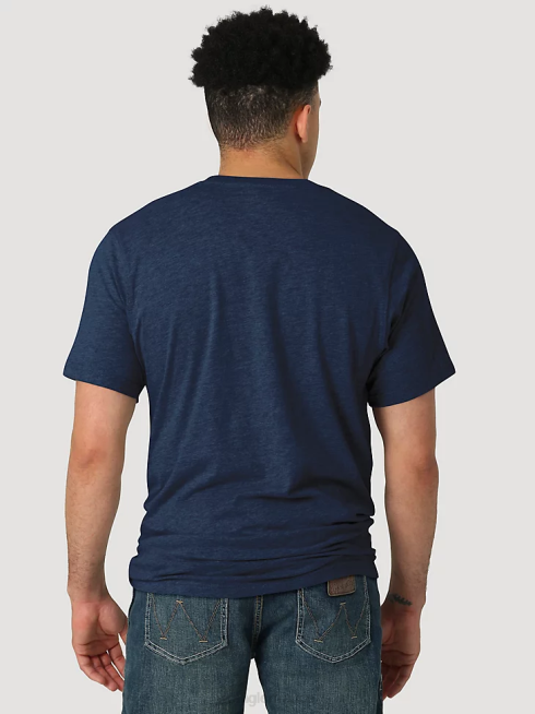 Wrangler Hommes chemise unie boutonnée à manches longues du détroit de George PN28D292 vêtements noir (mgs269x)