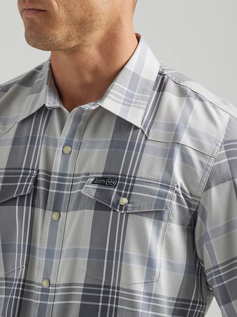 Wrangler Hommes chemise western atg PN28D452 vêtements rivière Gunnison (112331265)