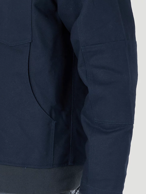 Wrangler Hommes riggs workwear veste de travail en toile isolée à couches résistantes PN28D658 vêtements bleu marine foncé (3w193nv)