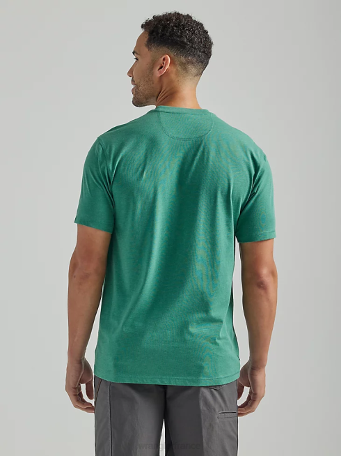 Wrangler Hommes riggs workwear t-shirt performance à manches courtes et 1 poche PN28D282 vêtements sapin (112324983)